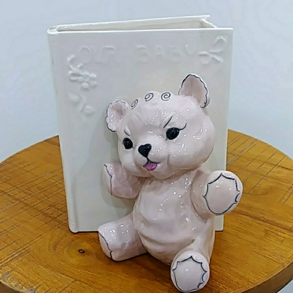 Vintage Baby's First Ceramic Planter